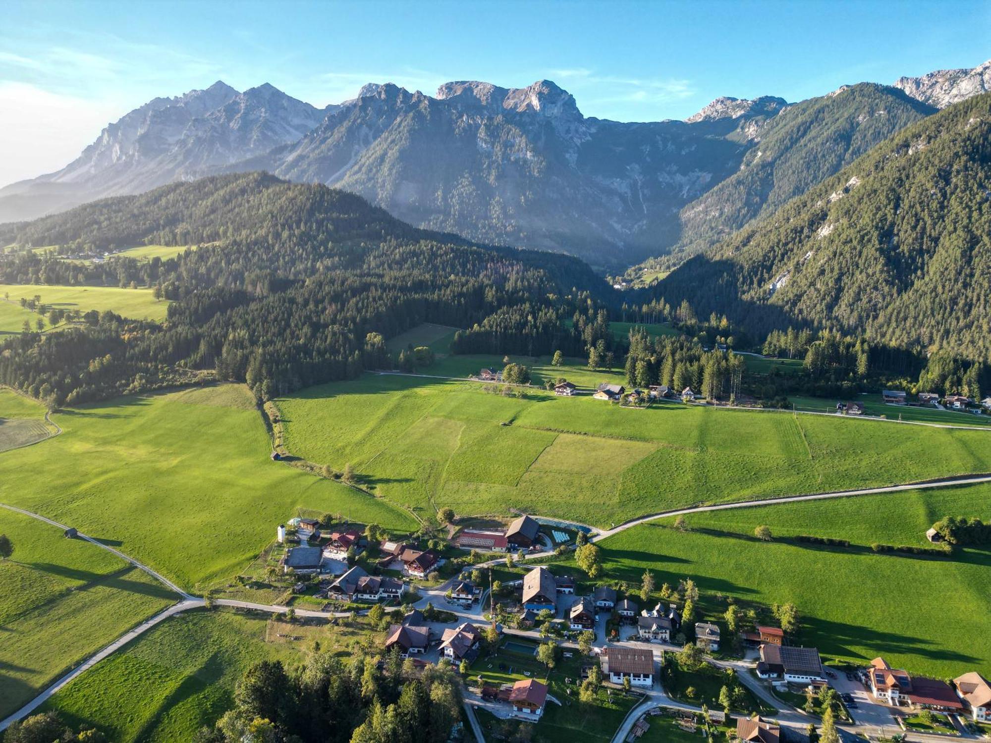 Linarhof Apartment Urlaub Am Bio Bauernhof Хаус им Енщал Екстериор снимка
